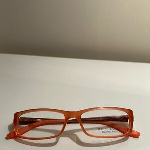 Ralph Lauren 00s Salmon Orange  ORIGINAL CLEAN Glasses Eyewear